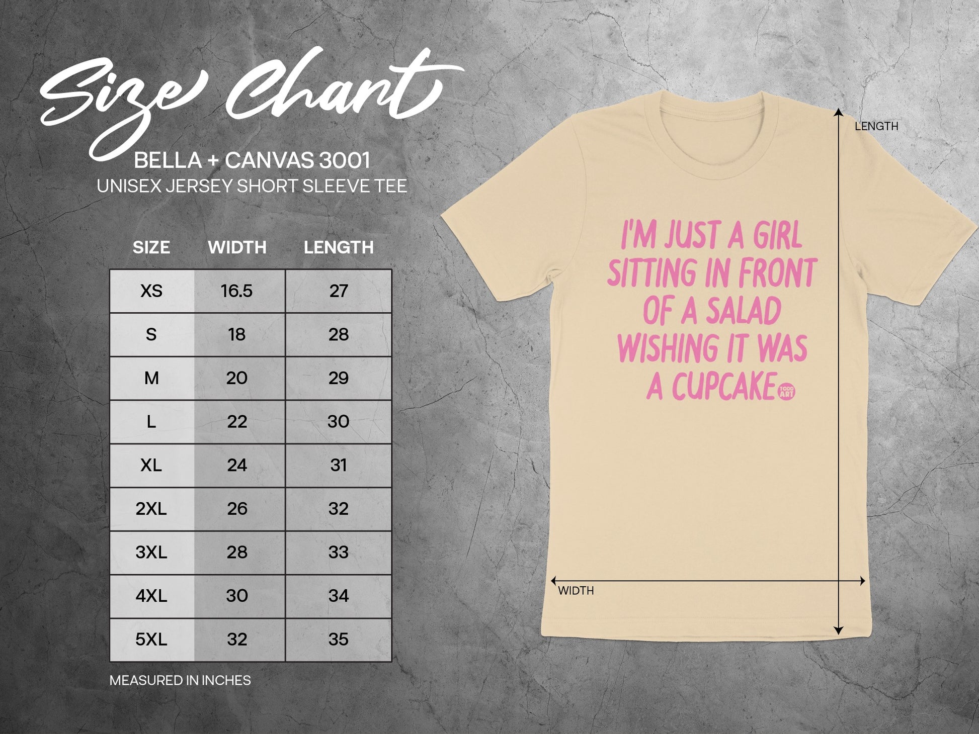 I'm Just a Girl Sitting in Front A Salad Tee Shirt