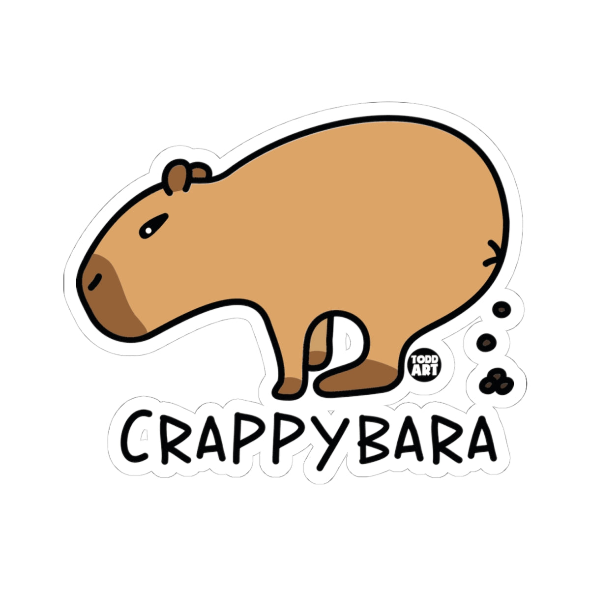 Crappy BaraTodd Art Sticker