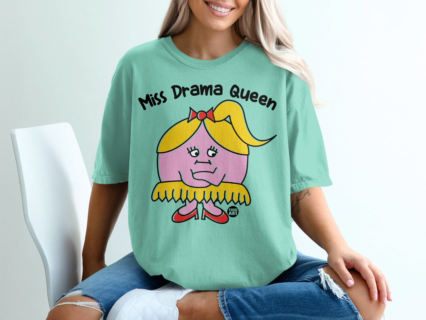 Miss Drama Queen Graphic Tee for Casual Wear