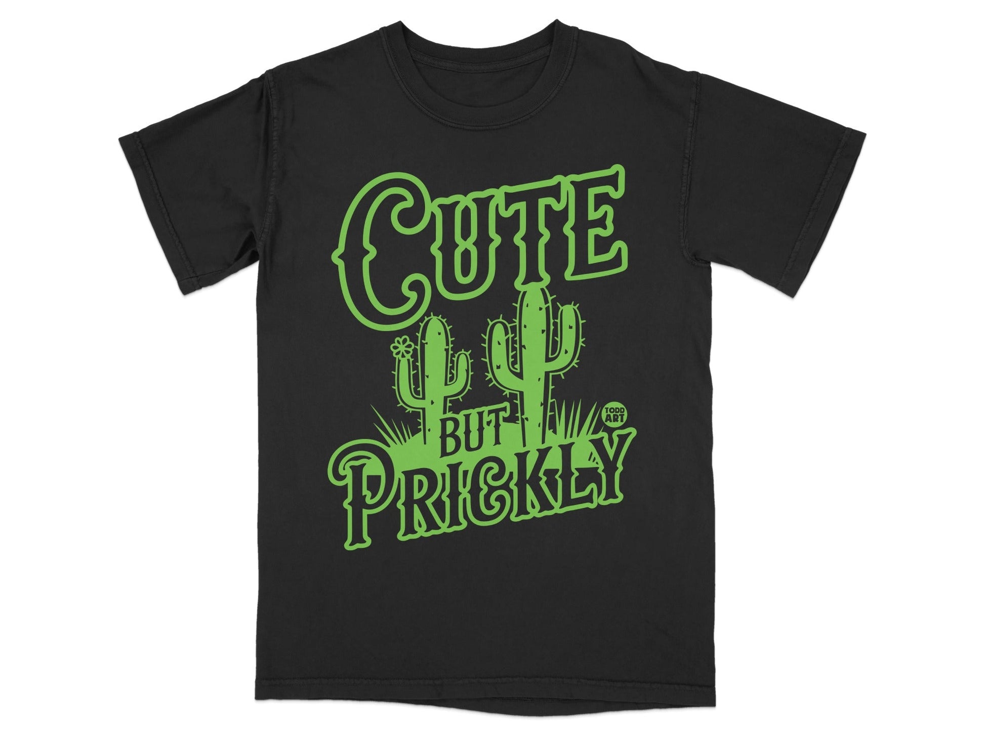 Cute But Prickly Graphic Cactus T-Shirt