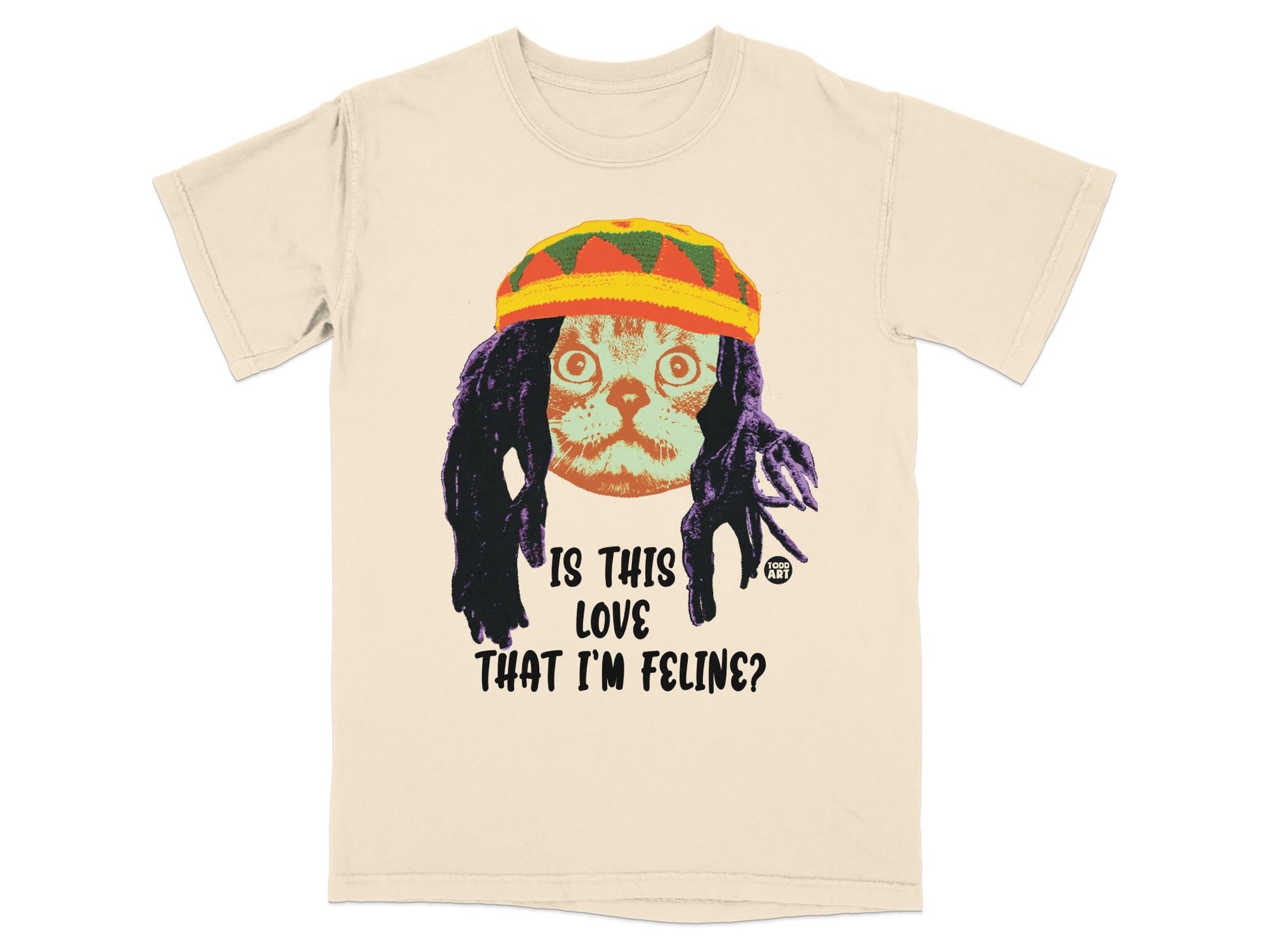 Is This Love That I'm Feline Cat Graphic T-Shirt