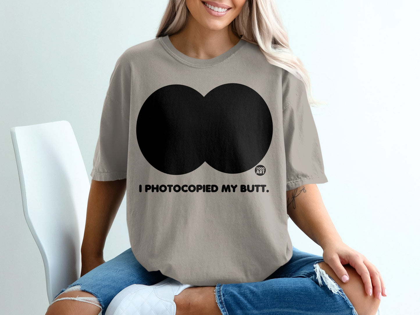 Funny Butt Graphic I PHOTOCOPIED MY BUTT product type