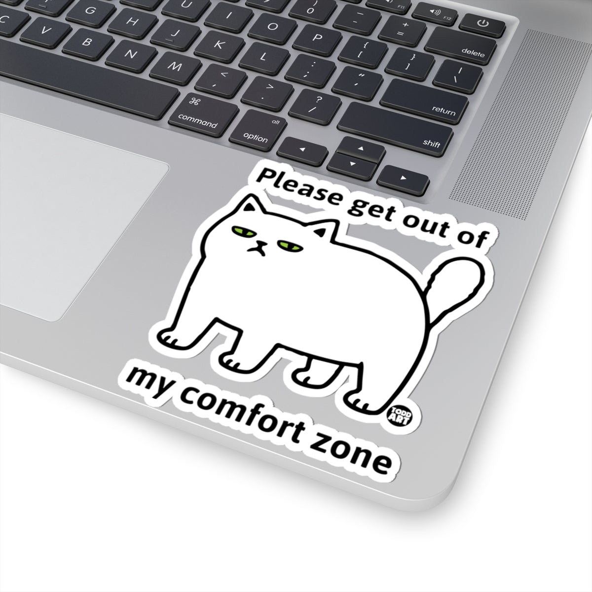 Leave Me AloneTodd Art Sticker