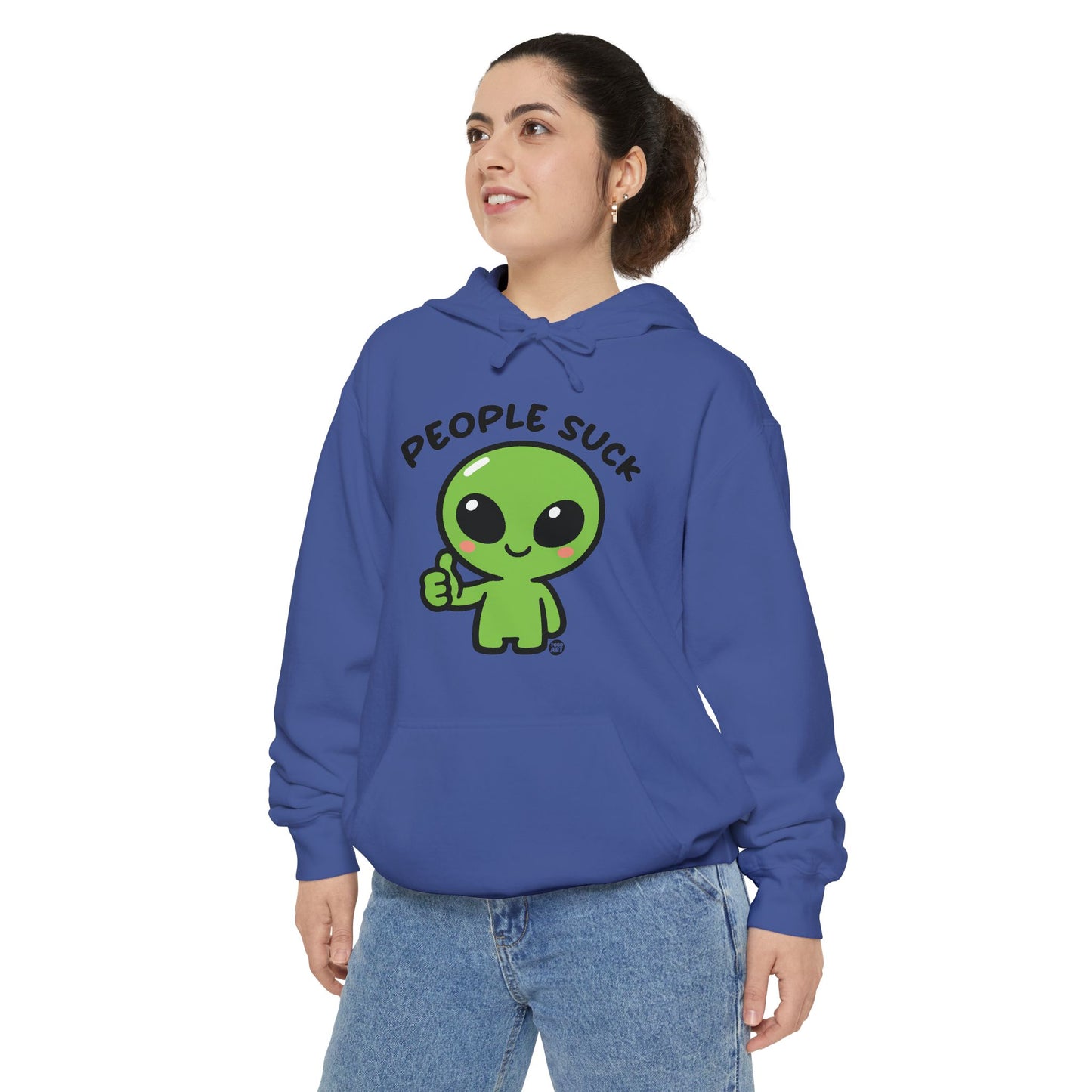 "People Suck"  Alien Hoodie