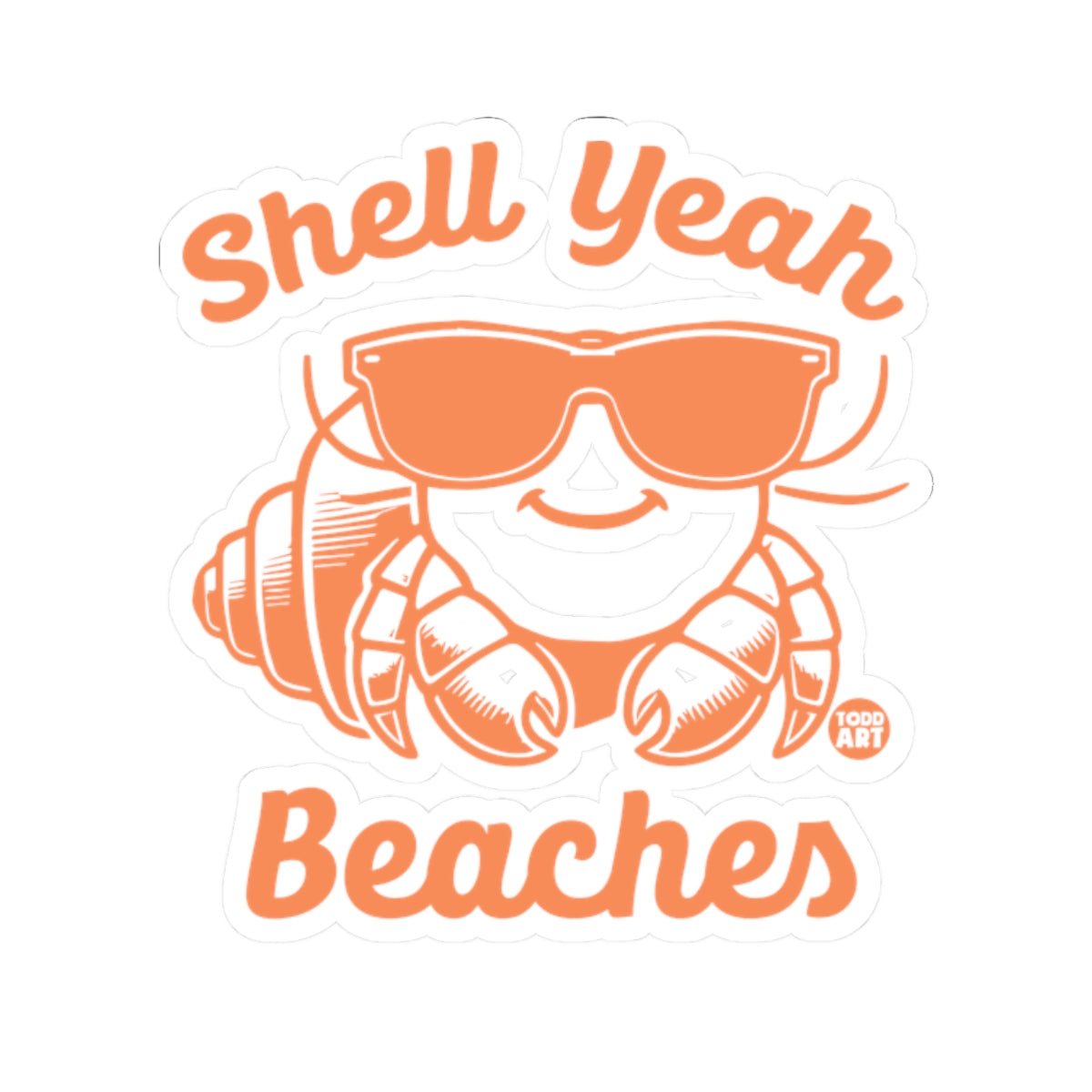 BeachesTodd Art Sticker