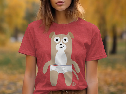 Cute Cartoon Dog with Boxer Decoration T-shirt