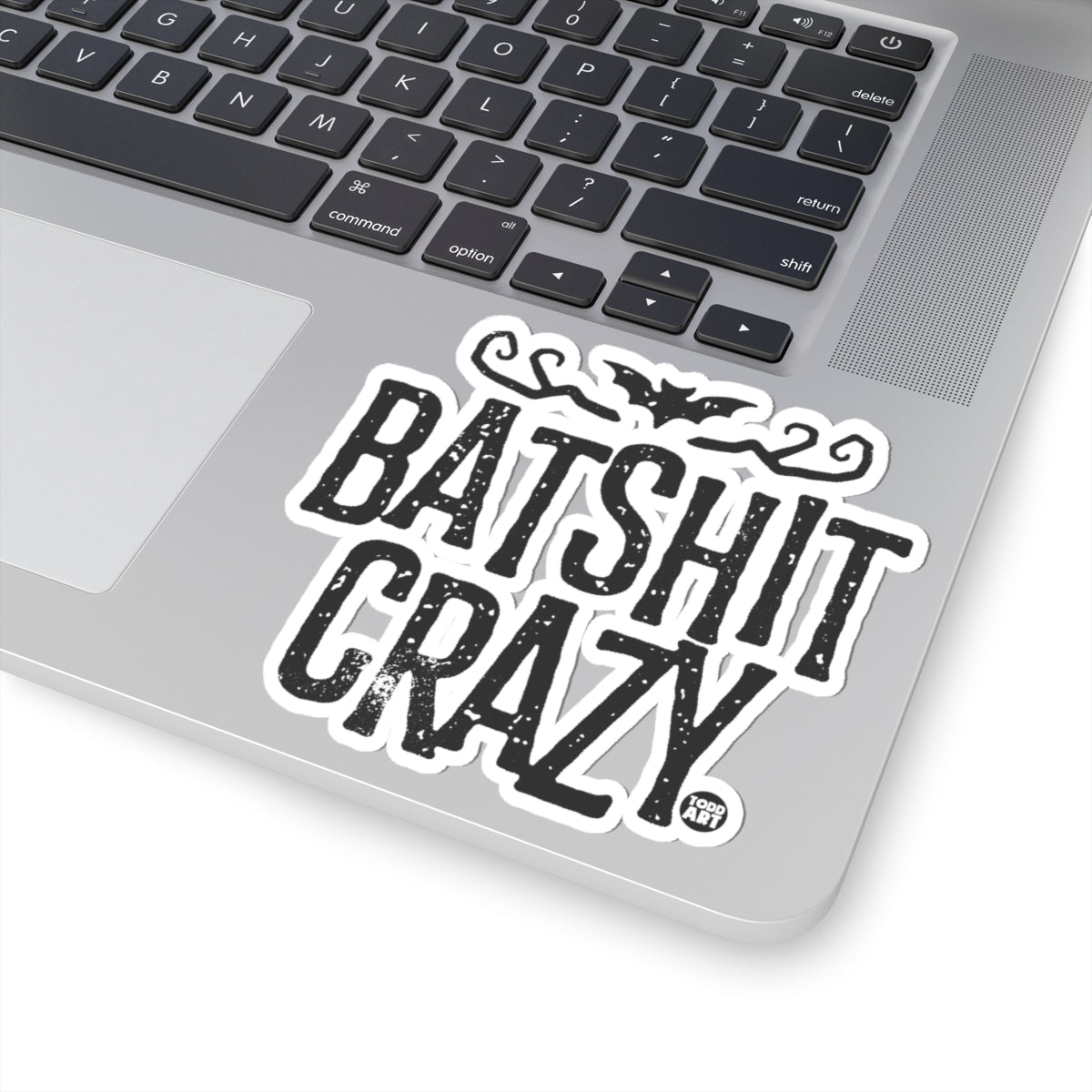 Bat CrazyTodd Art Sticker