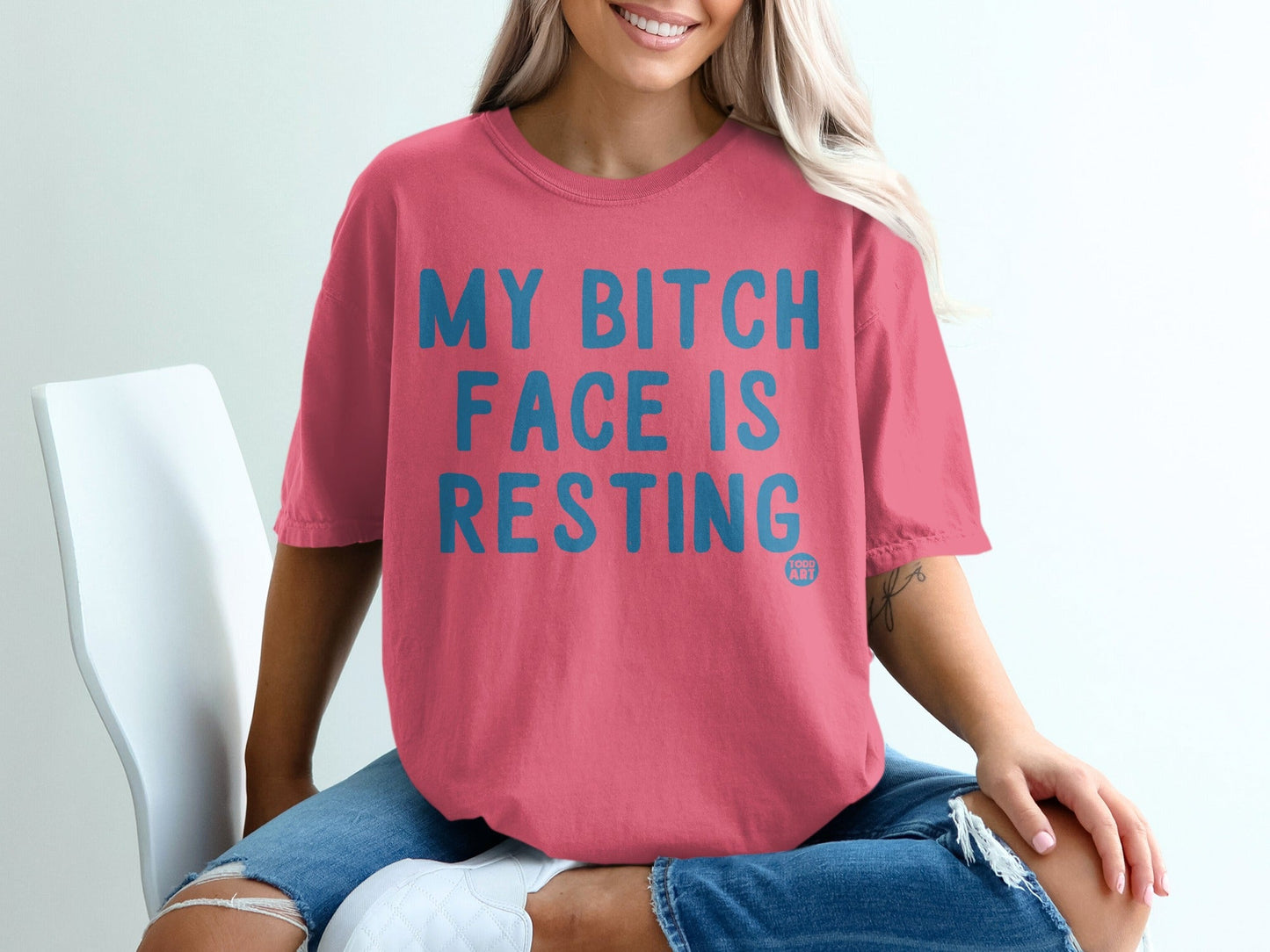 My Bitch Face is Resting Graphic Tee Shirt