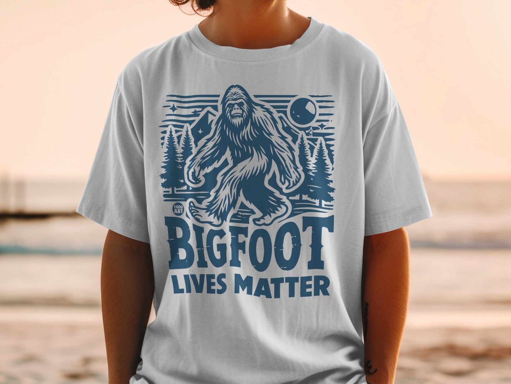 Bigfoot Lives Matter Graphic T-Shirt for Sale