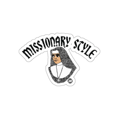 Missionary Style Design Sticker Funny Religious Gift