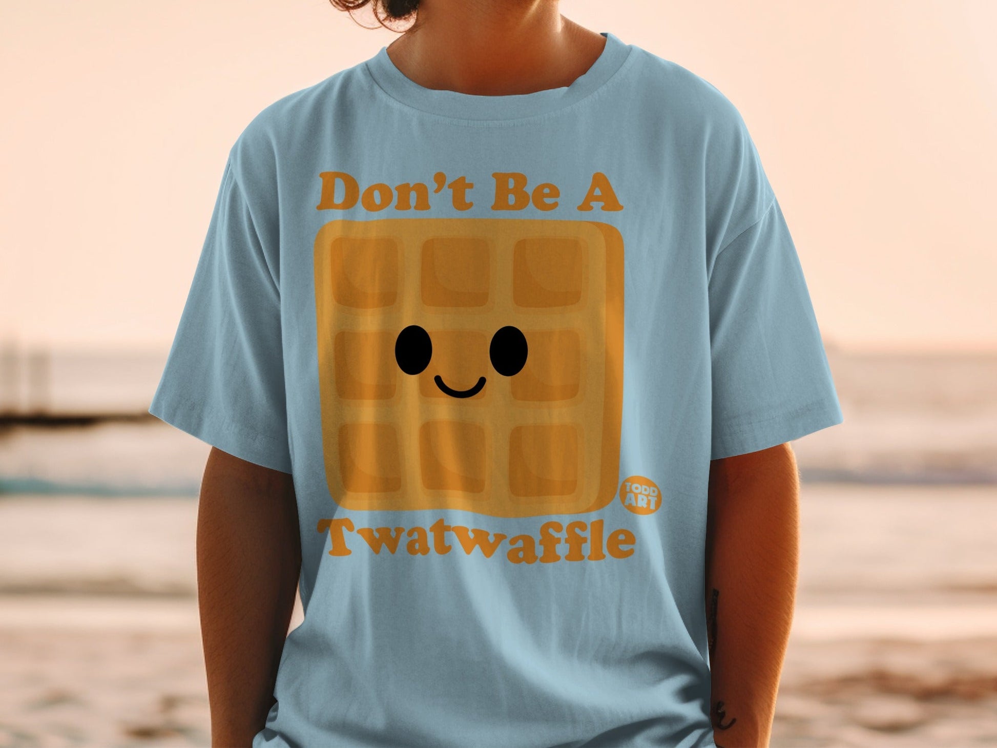 Don't Be A Twatwaffle Funny Graphic T-shirt