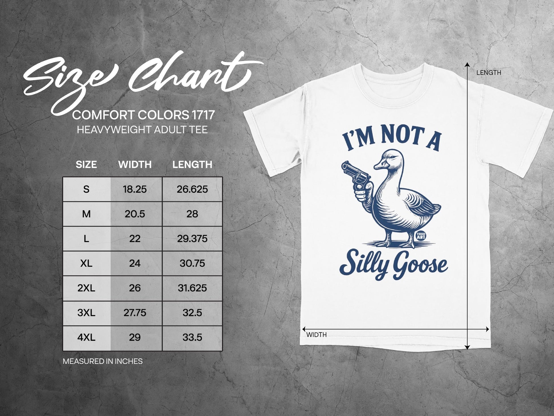 I'm Not A Silly Goose Comfort Colors 1717 Tee