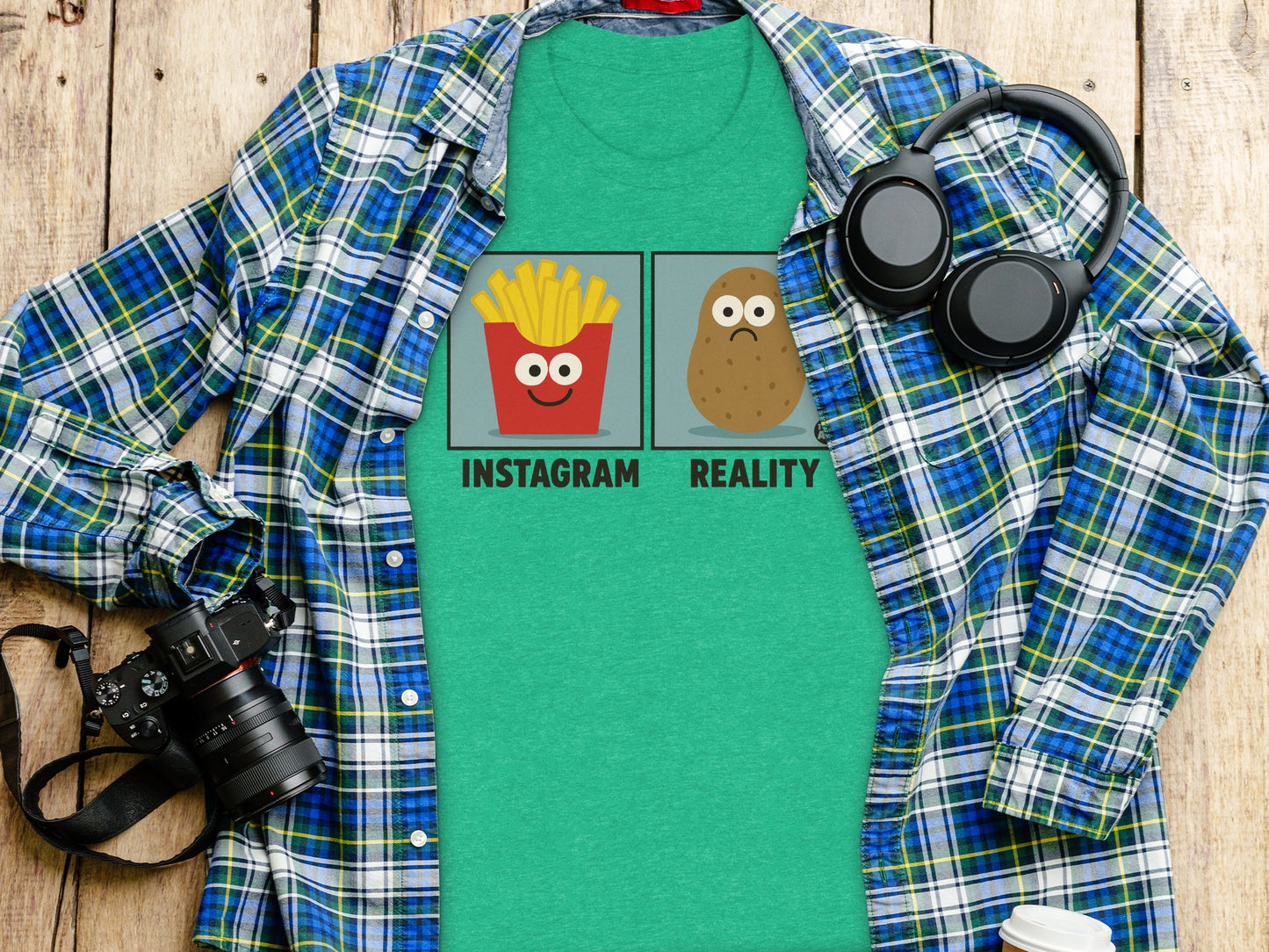 Funny Instagram Reality Graphic Tee Product