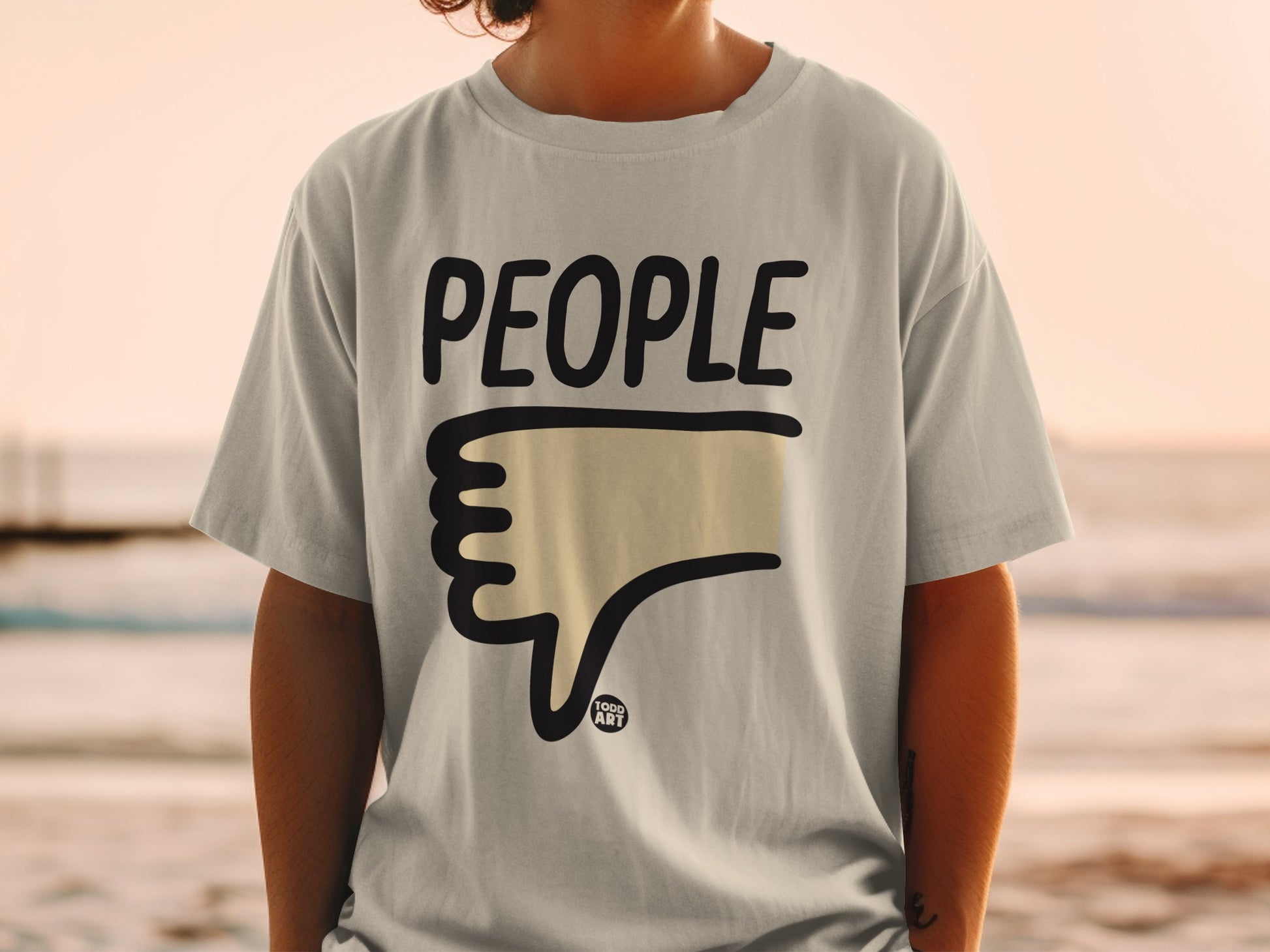 PEOPLE Thumbs Down Dislike Gesture Todd Art product type