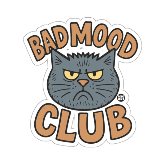 Grumpy Cat BAD MOOD CLUB Attitude Sticker 