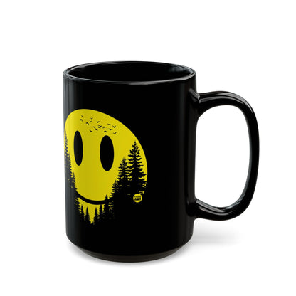 Smiley Face Forest Todd Art Mug