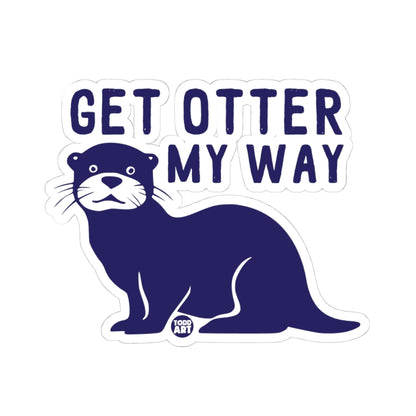Otter AttitudeTodd Art Sticker