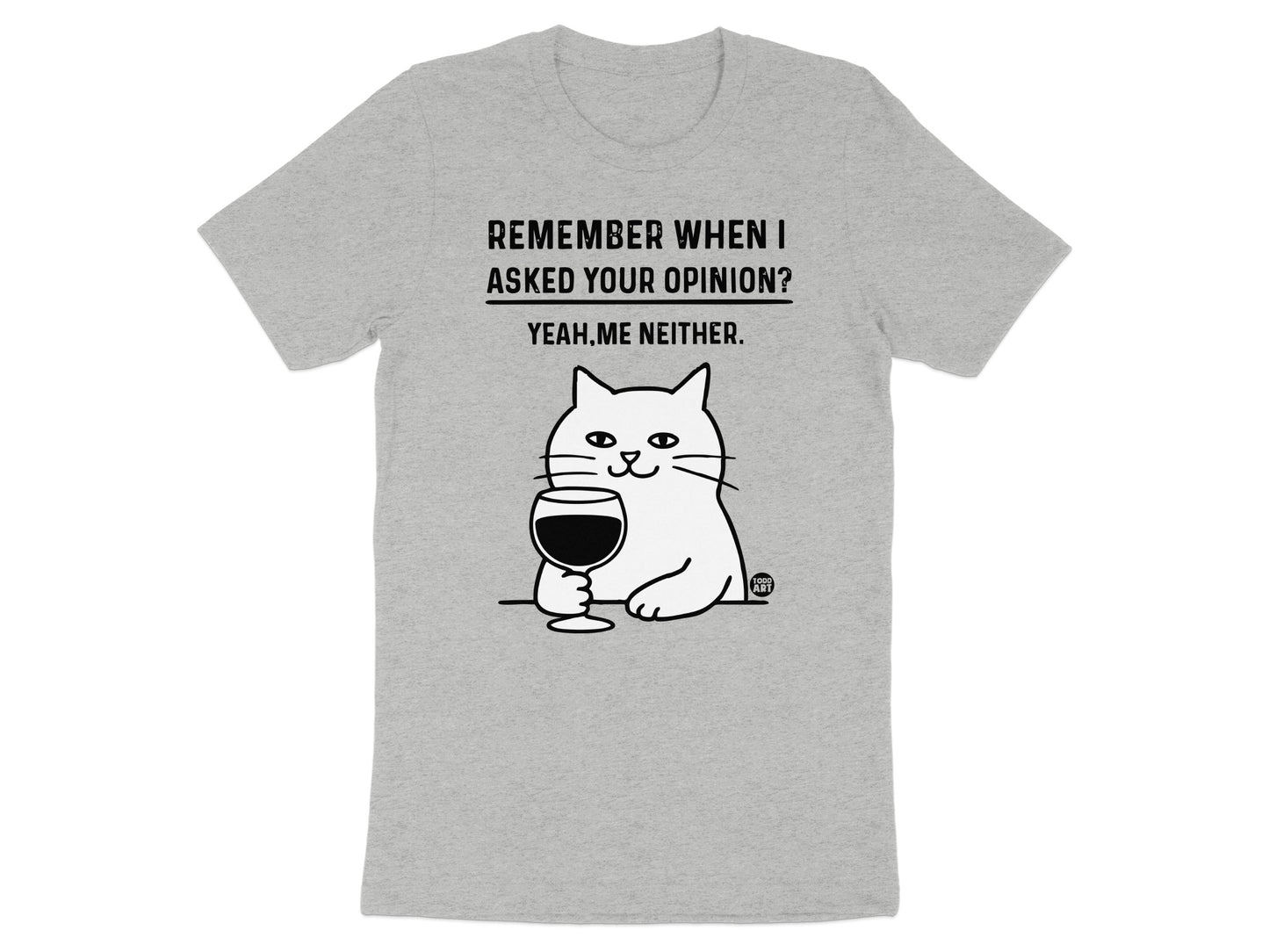 Remember When I Asked Your Opinion Funny Shirt