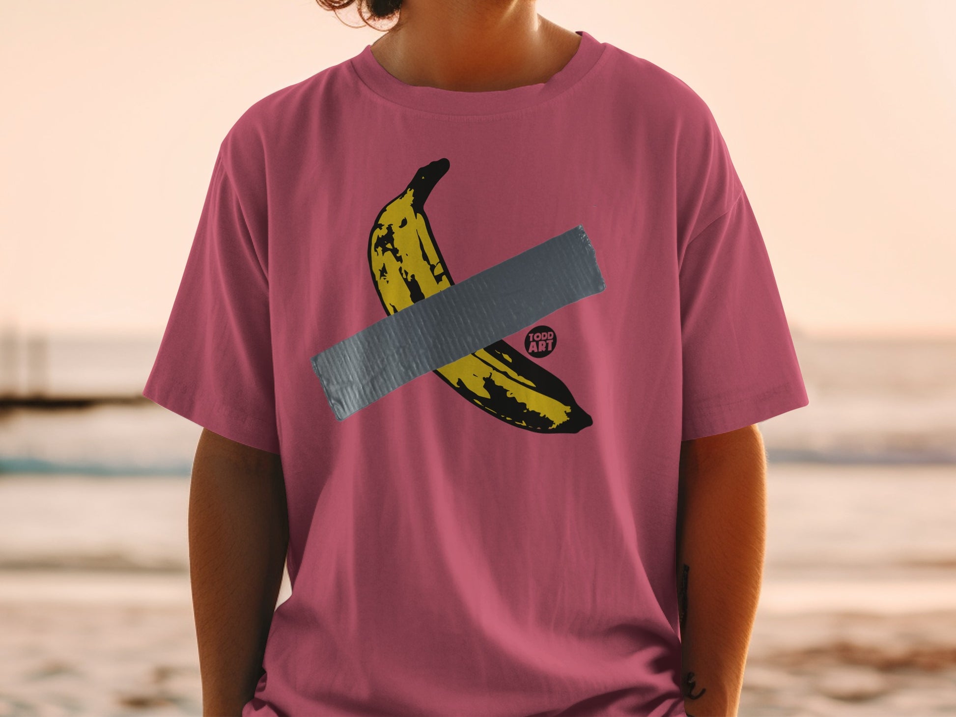 Pink Banana Todd Art Graphic Design product type