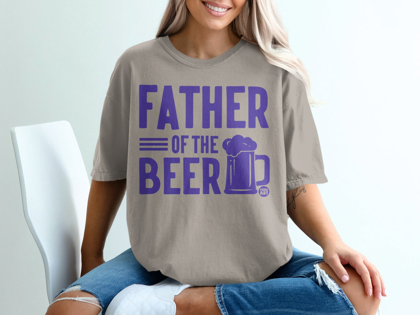 Father of the Beer Graphic Tee Shirt
