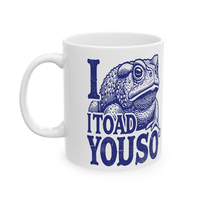 The Wise Toad Todd Art Mug