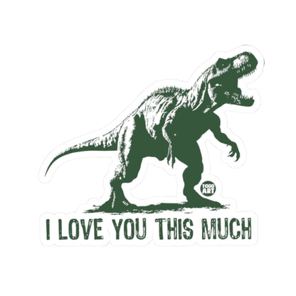 Dinosaur HugTodd Art Sticker
