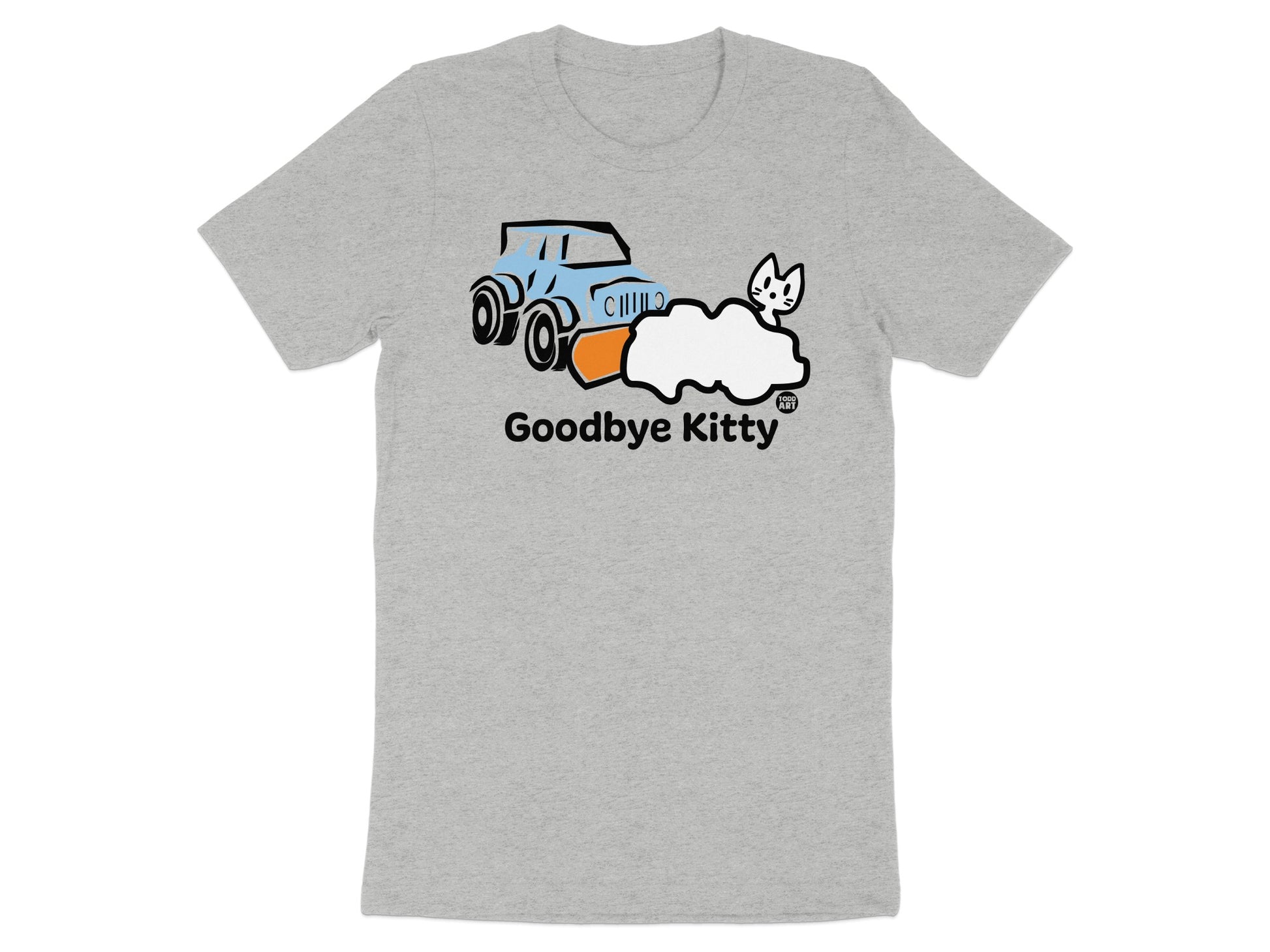 Goodbye Kitty Graphic T-shirt for Casual Wear