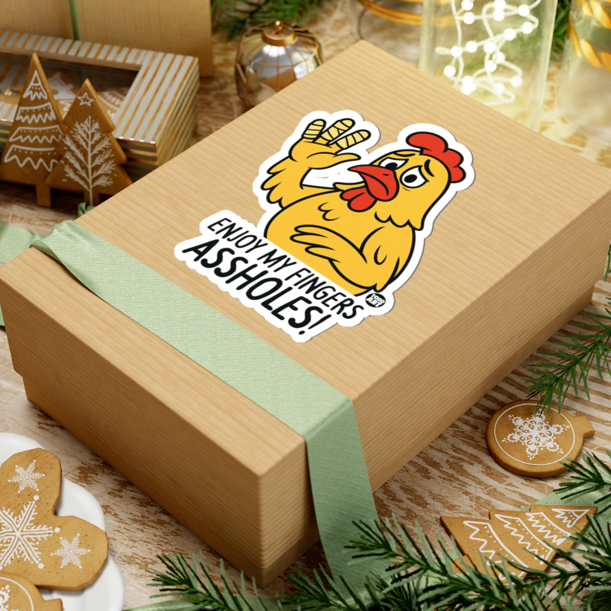 Poultry SassTodd Art Sticker