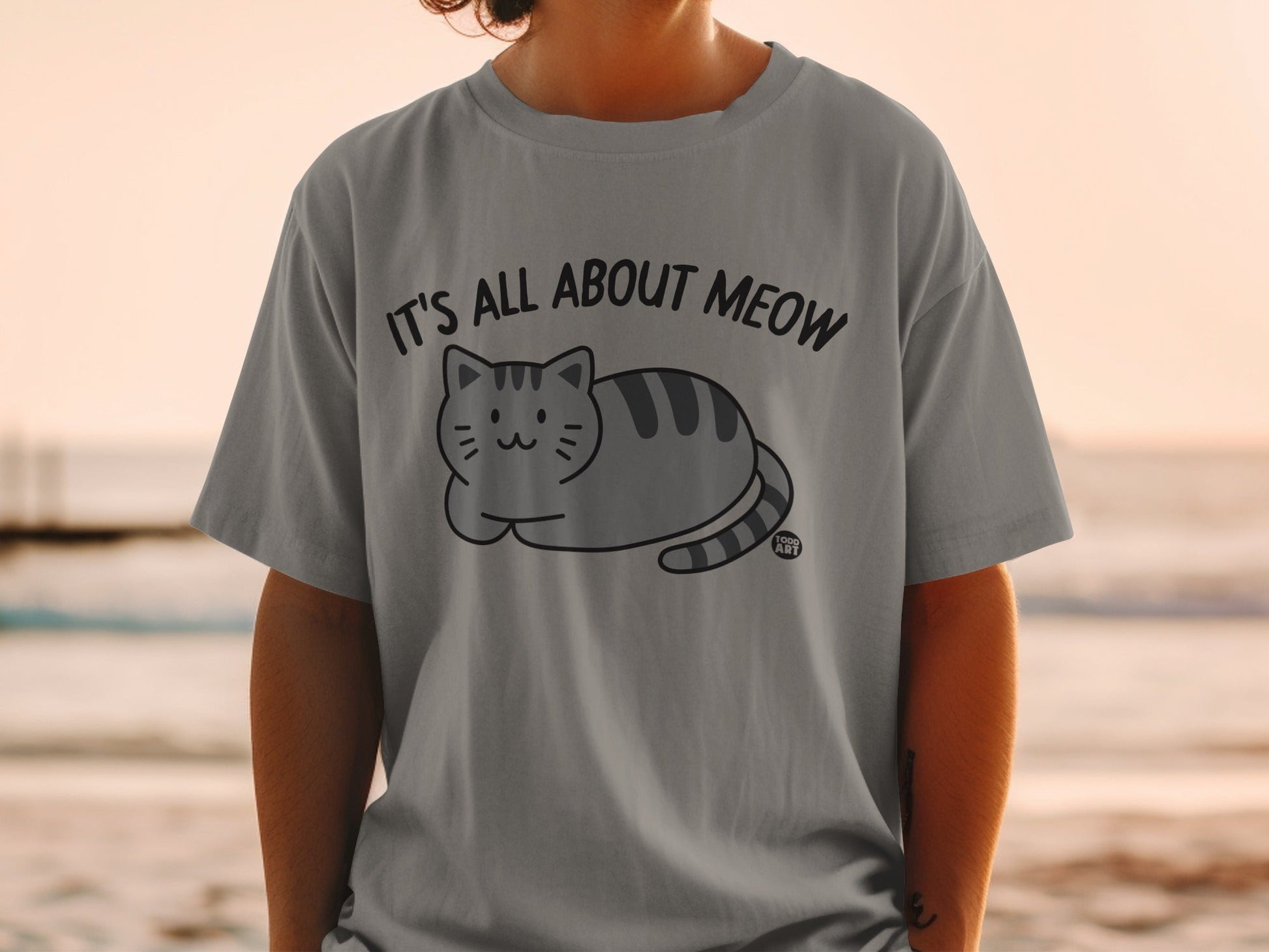 It's All About Meow Cat Design T-shirt