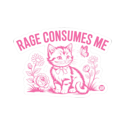 Rage Consumes MeTodd Art Sticker