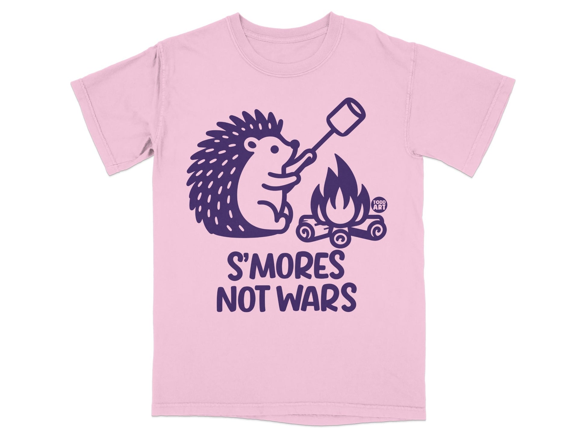 S'mores Not Wars Hedgehog Campfire T-Shirt