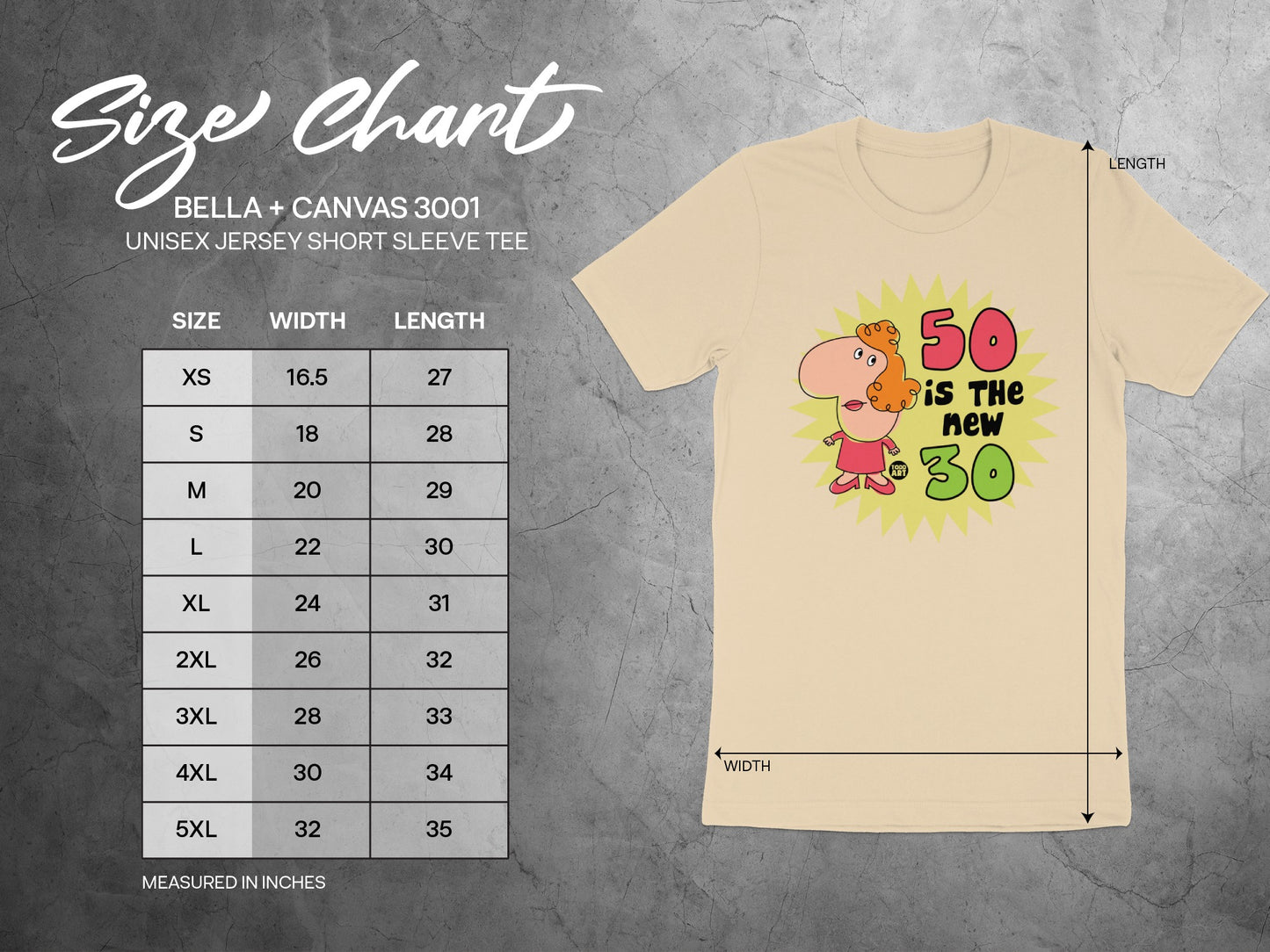 50 Is The New 30 Funny Birthday T Shirt for Sale