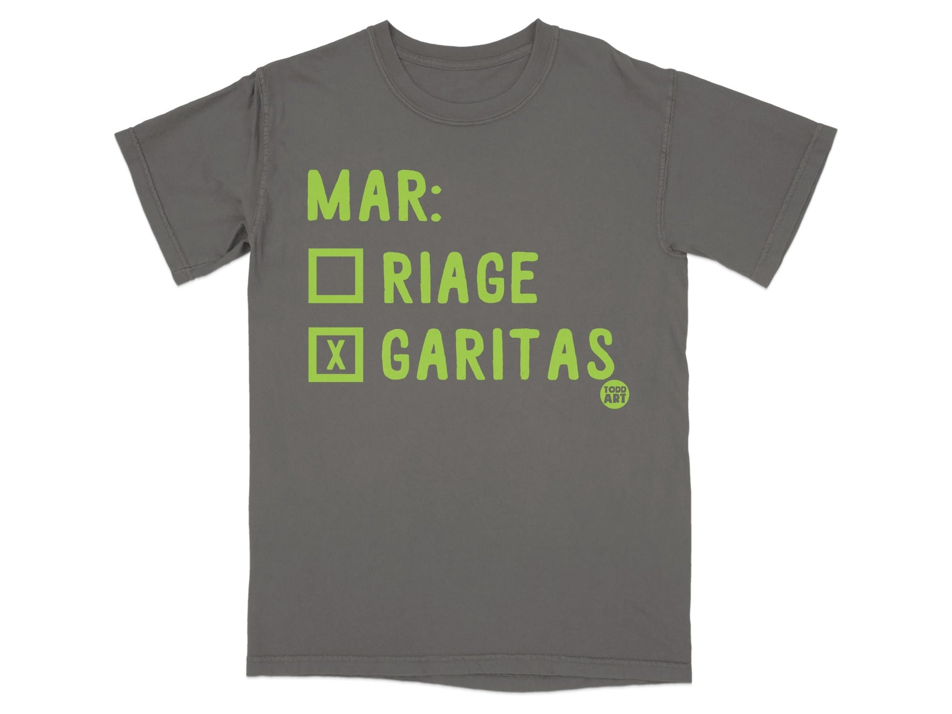 Marriage Margaritas Fun Quote Graphic T-Shirt Product