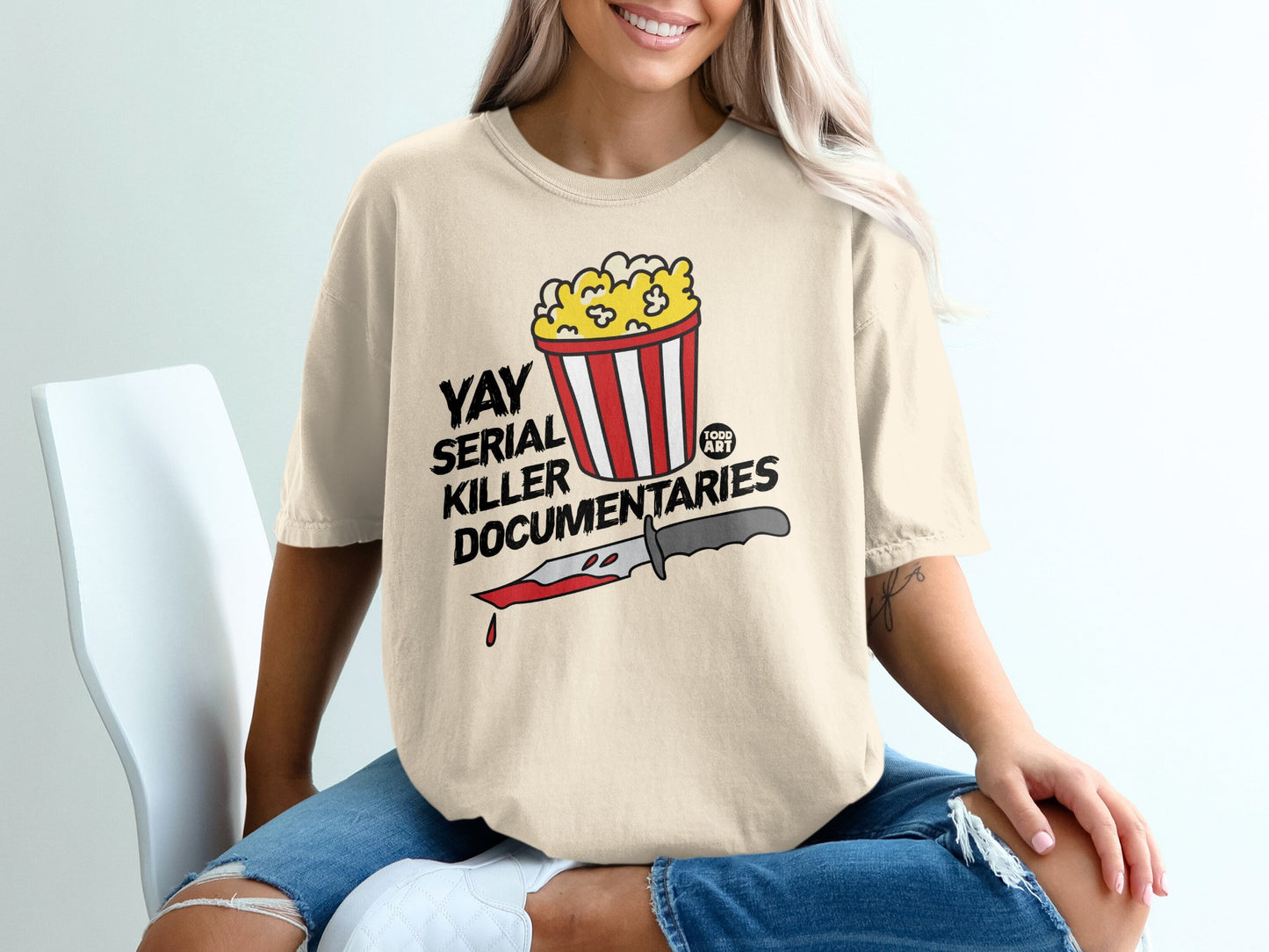 Yay Serial Killer Documentaries Popcorn Knife product type
