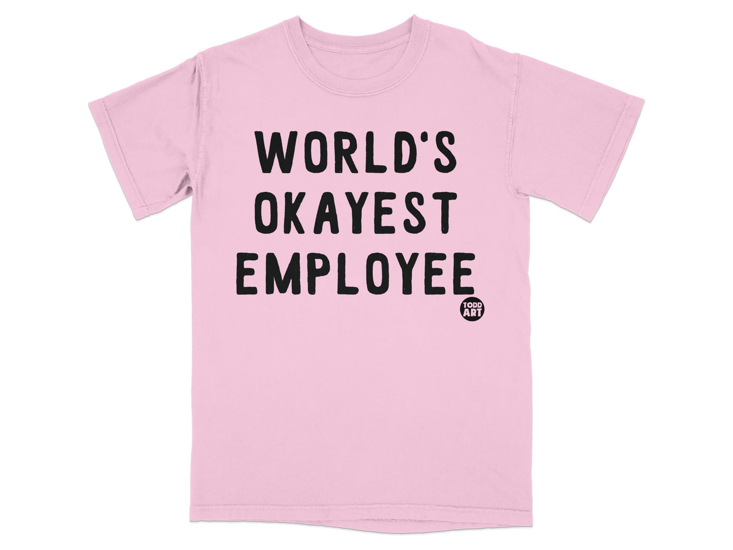 World's Okayest Employee Graphic Tee Shirt