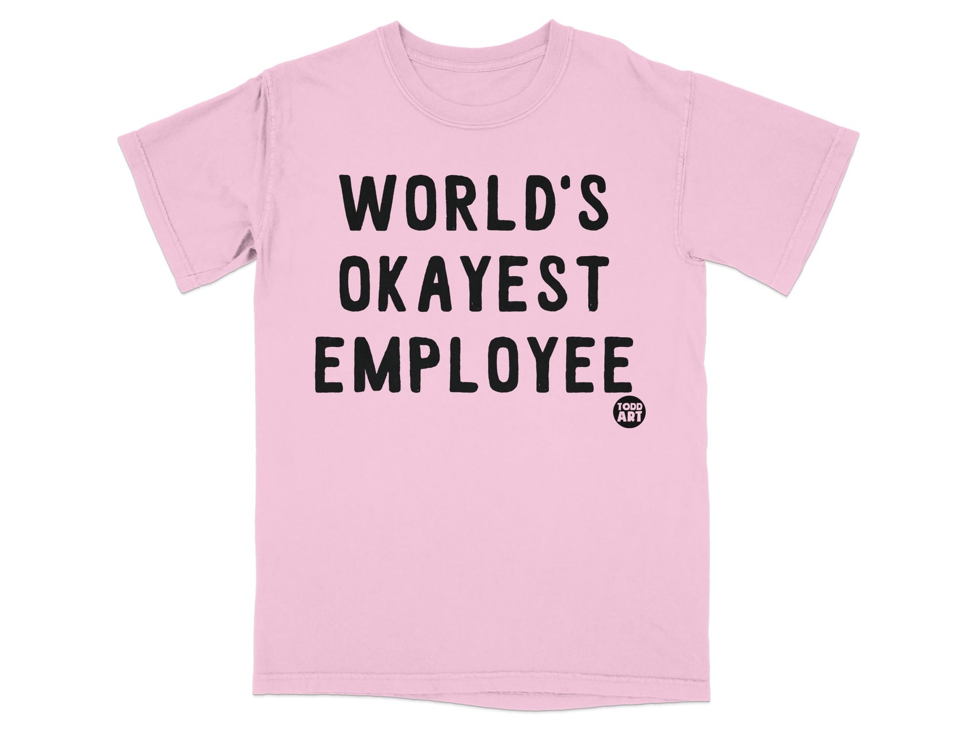 World's Okayest Employee Graphic Tee Shirt