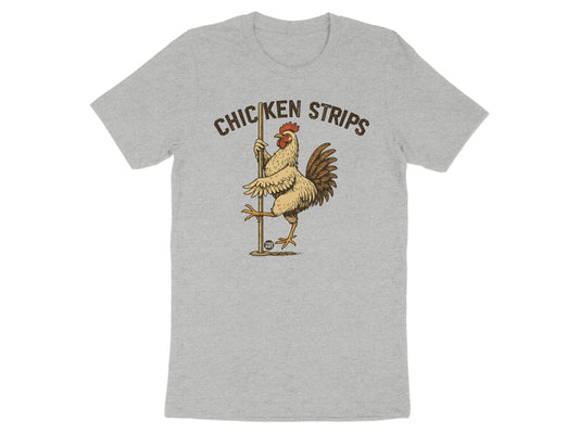 Funny Chicken Strips Graphic Tee product type