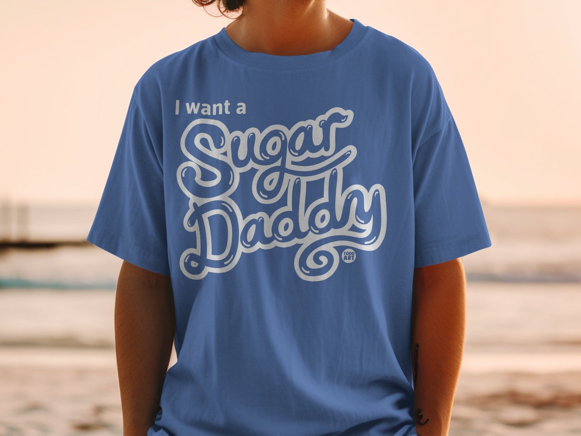 I Want a Sugar Daddy Graphic Tee Shirt