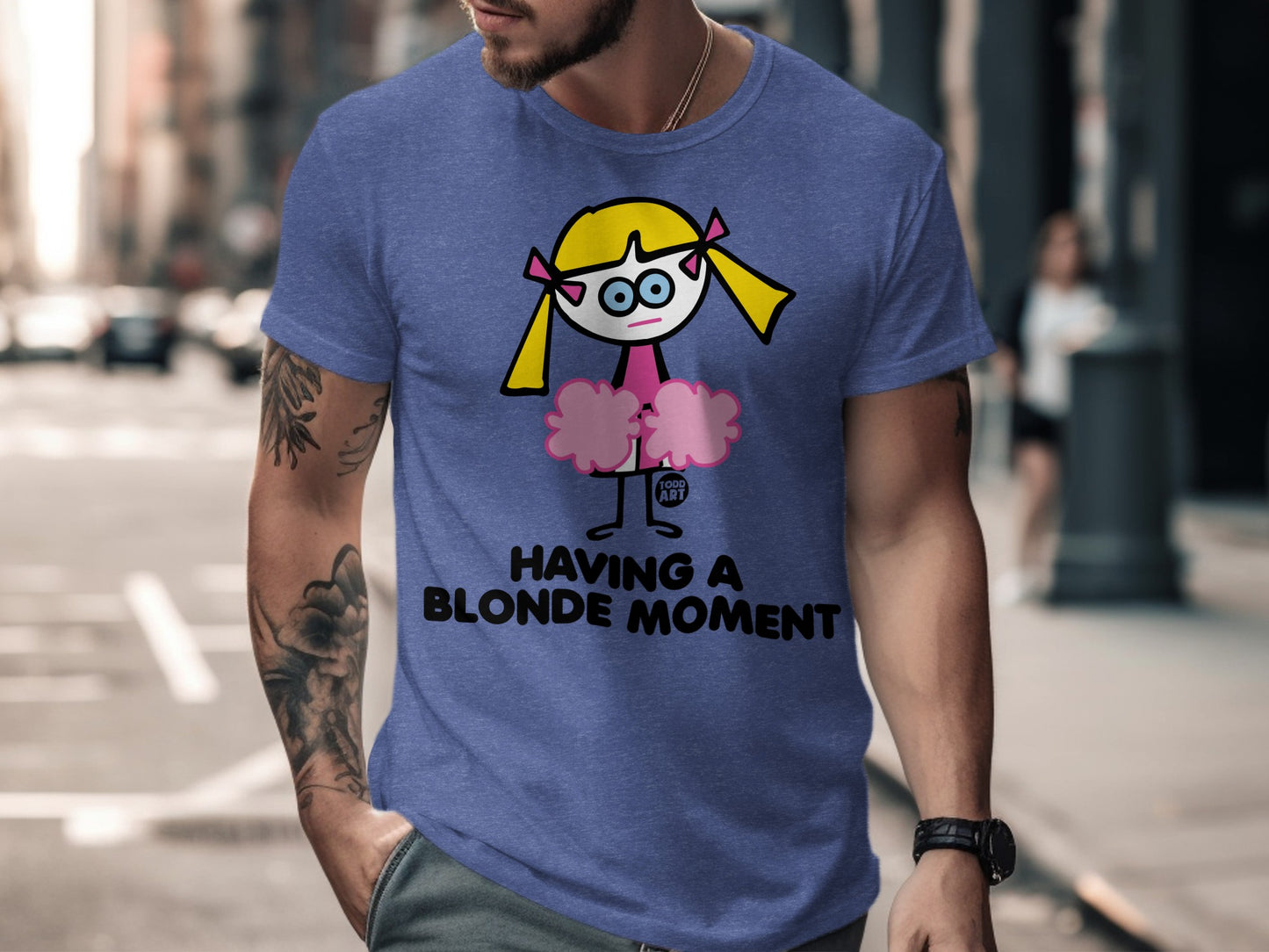 Cute Graphic Tee Having A Blonde Moment Fun Shirt