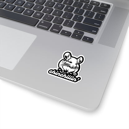 Chinchillin Todd Art Sticker