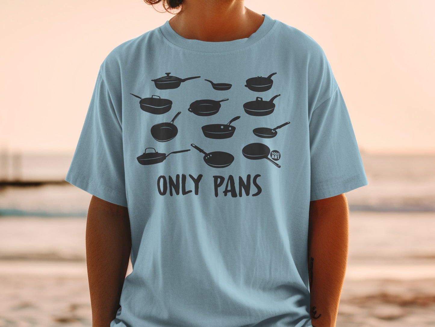 ONLY PANS Todd Art Cookware Illustrations Apparel product type