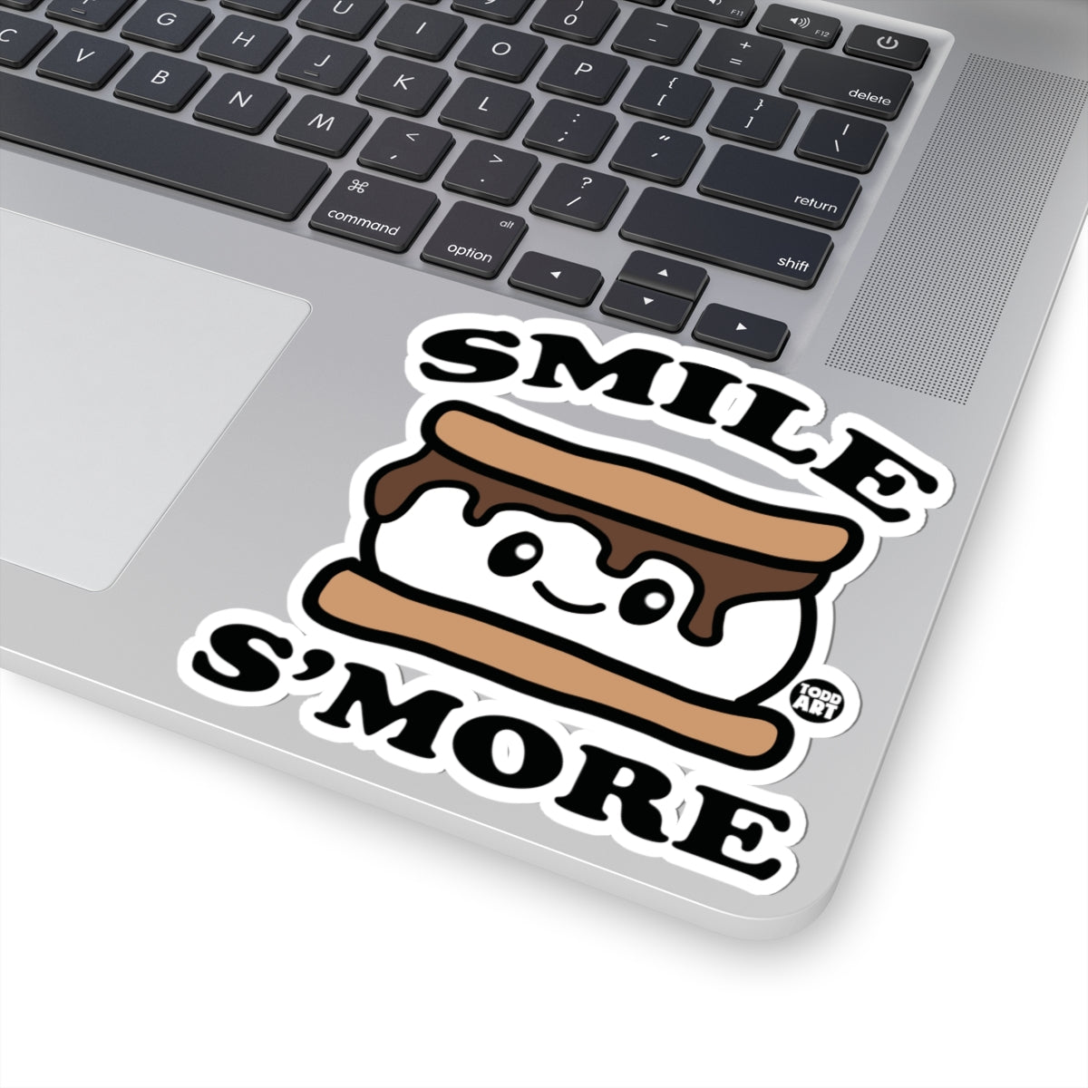 Smile S'moreTodd Art Sticker