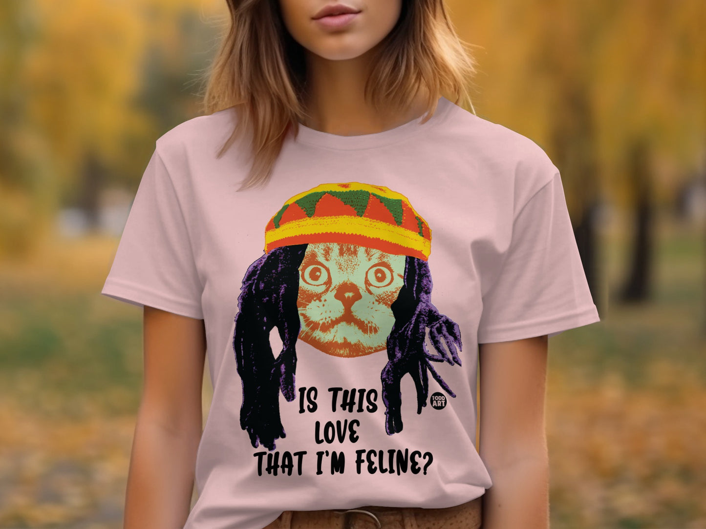 Is This Love That I'm Feline Cat Graphic Shirt