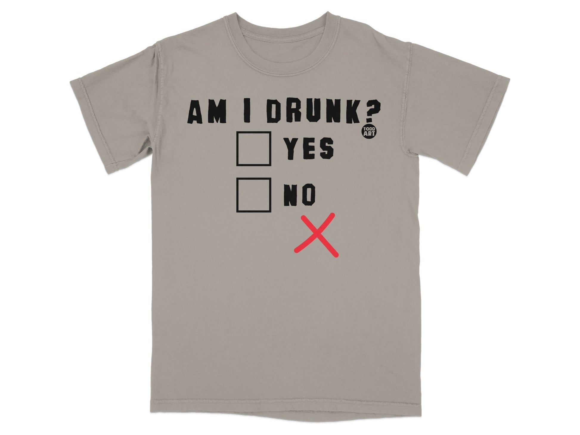 Am I Drunk Yes No Funny Check Box T-Shirt