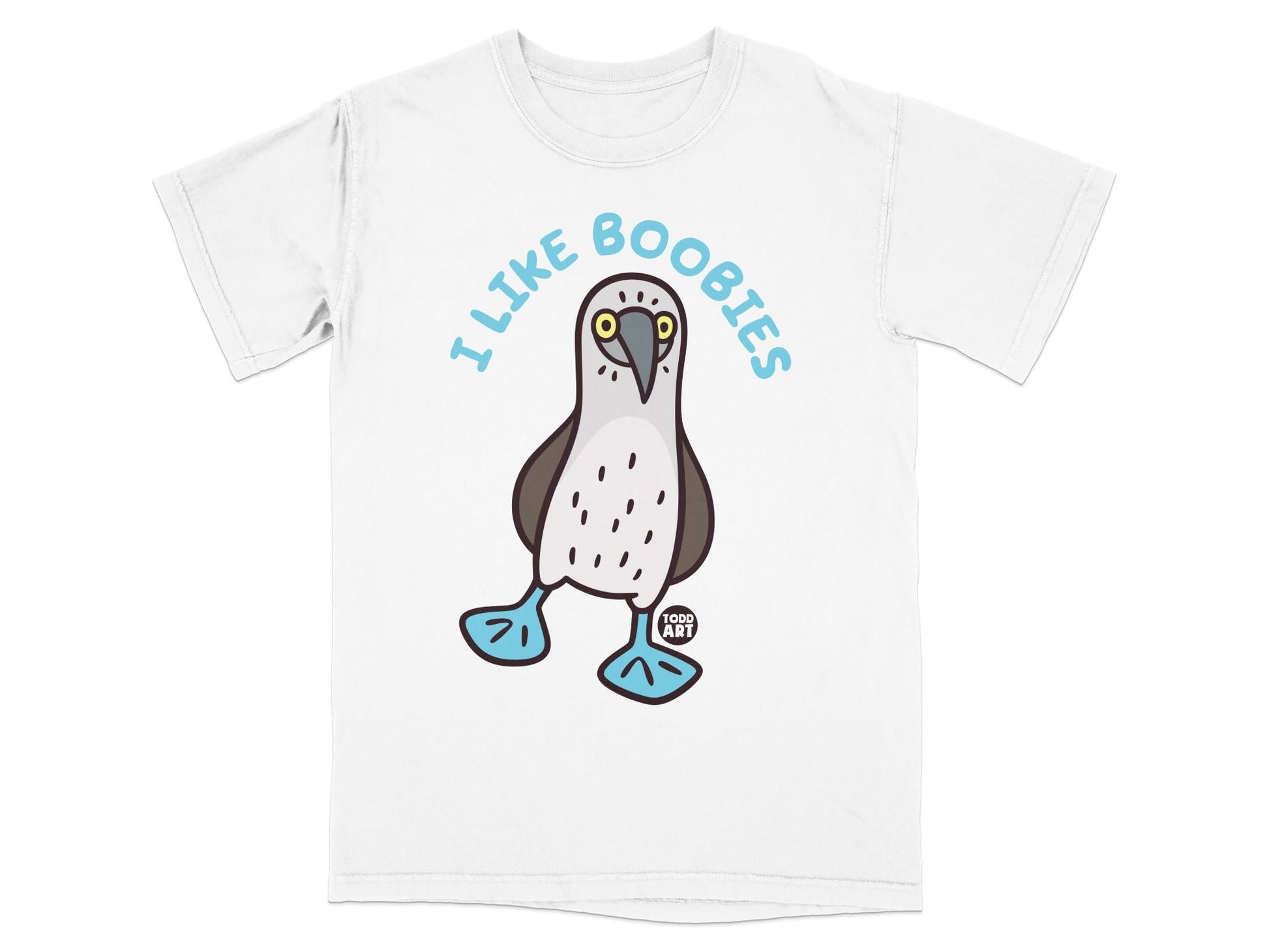 I Like Boobies Todd Art Graphic T-Shirt Product