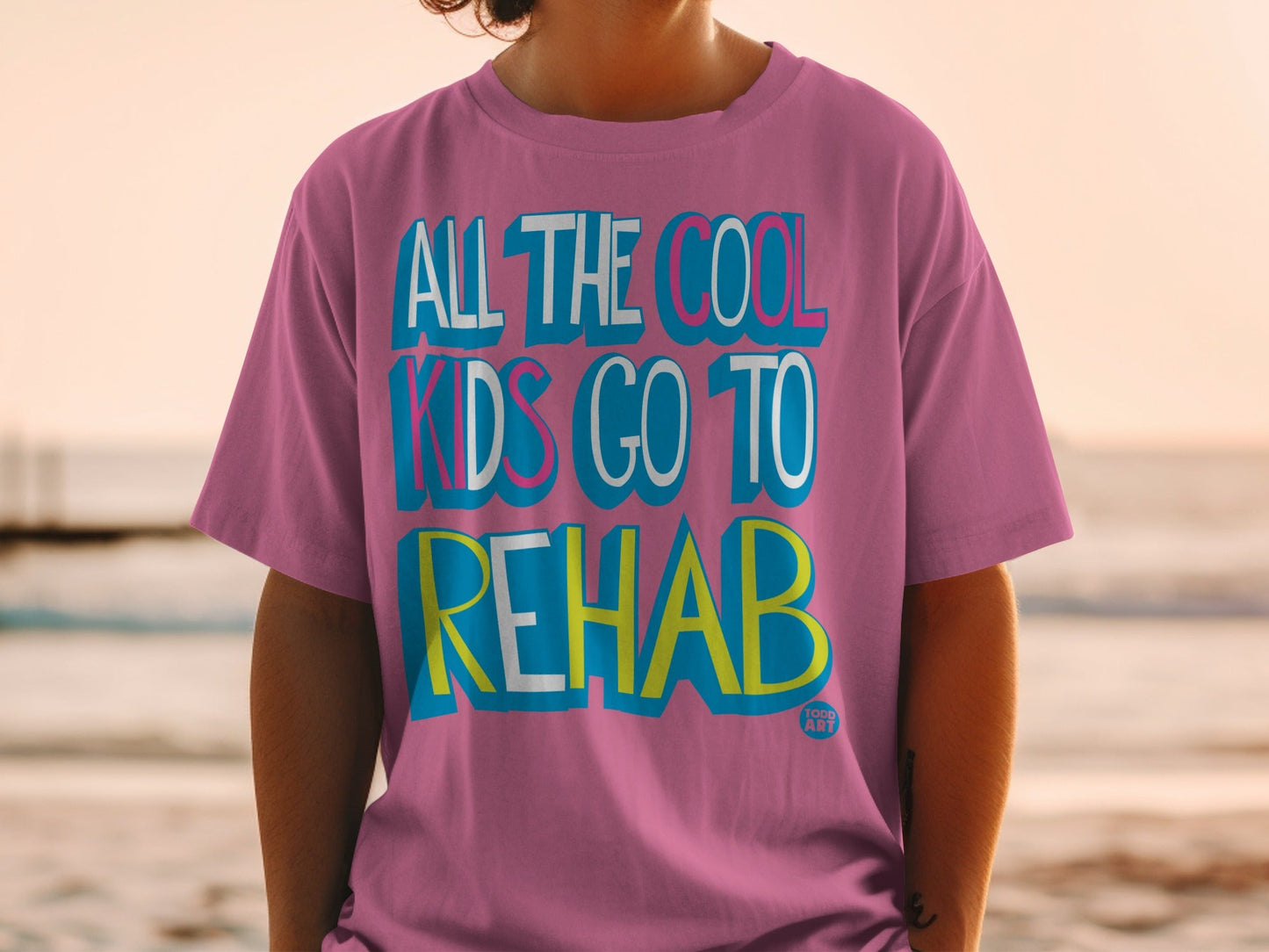 All The Cool Kids Go To Rehab Graphic T-Shirt