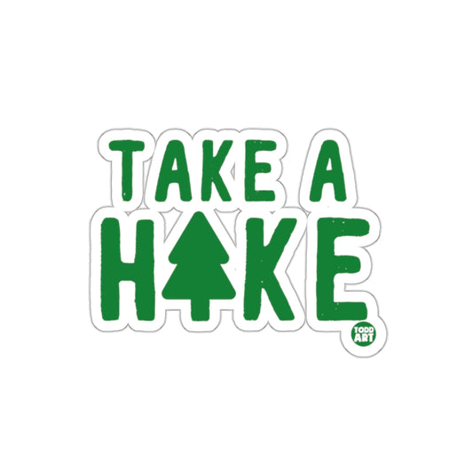 Take A Hike Nature Adventure Todd Art Design sticker