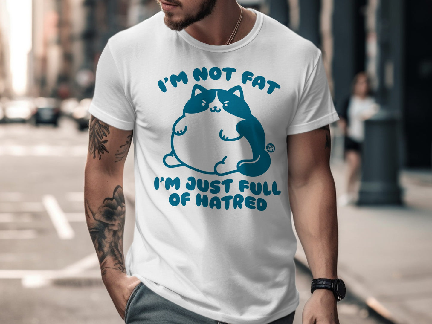 I'm Not Fat I'm Just Full of Hatred T-Shirt
