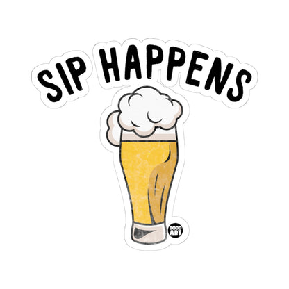 Sip HappensTodd Art Sticker