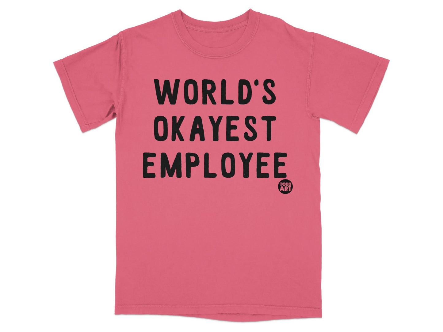 World's Okayest Employee Graphic T-shirt